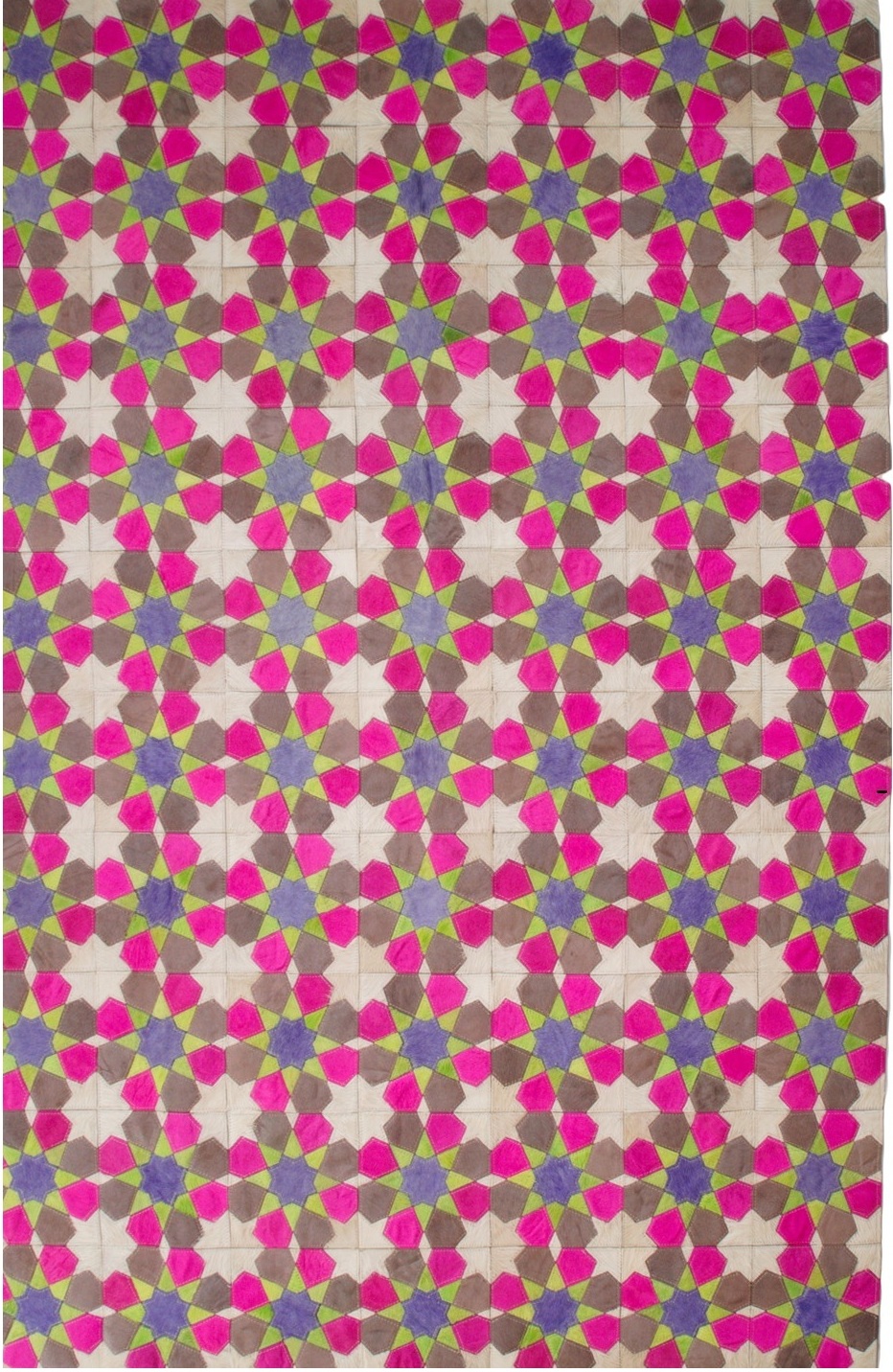 Vibrant Lara Hide Rug - colourful rug by The Cinnamon Room